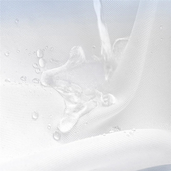 150x180cm Shower Curtain Marble Print Pattern Washable Bath Curtain with 12 Hooks - YLJG275-C2 - 2