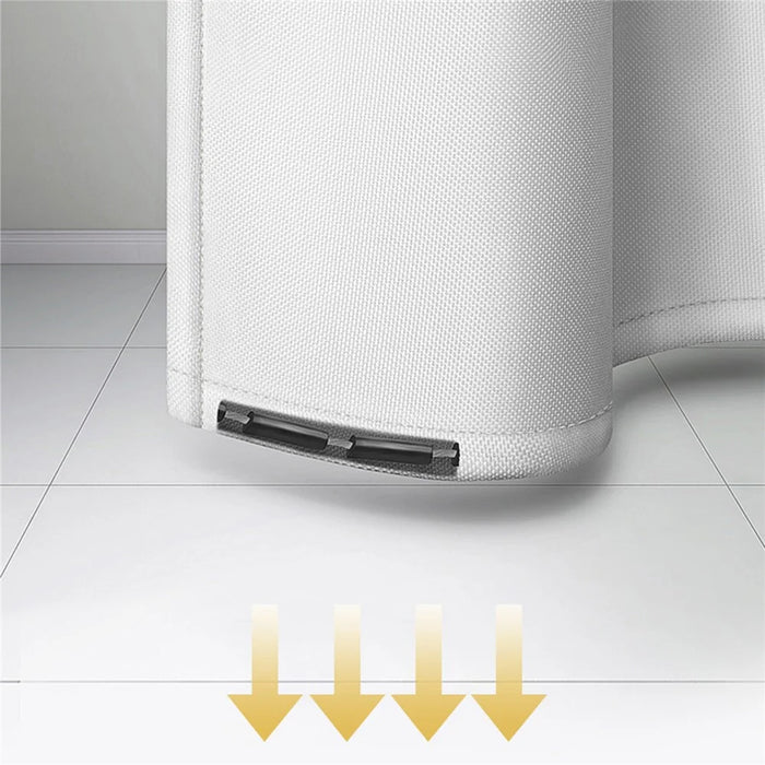 150x180cm Shower Curtain Marble Print Pattern Washable Bath Curtain with 12 Hooks - YLJG275-C2 - 4