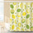 150x180cm Polyester Shower Curtains 3D Fruit Pattern Washable Bath Curtain with 12 Hooks - SG-001 - 7