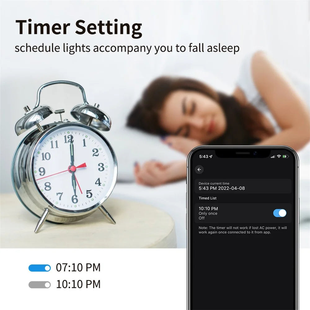 ZJ-BWBL1H-RGBWW-3P 3PCS 10W Smart LED Bulbs Multiple Scenes Modes Bluetooth-compatible WFi 2.4G Light Bulbs - 7