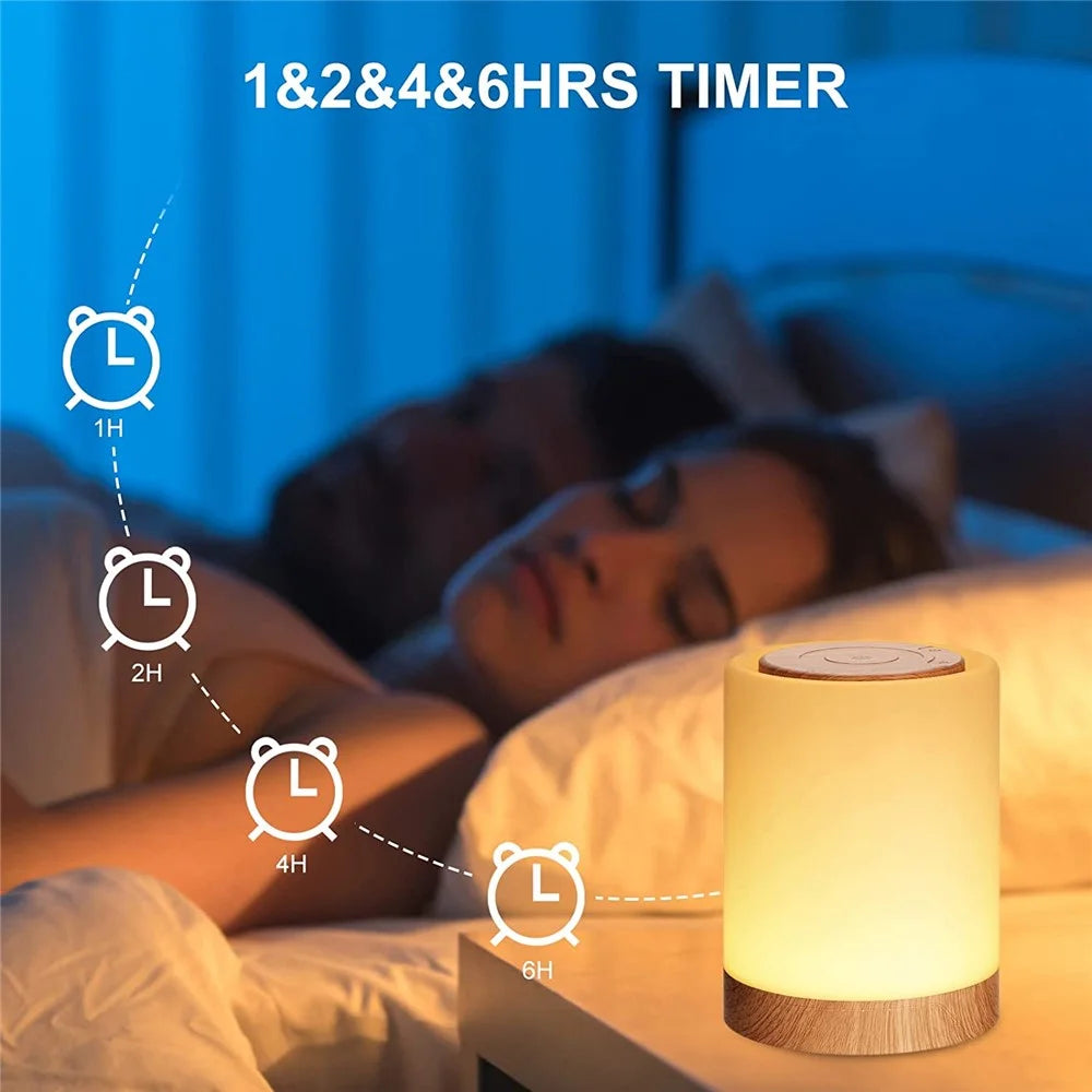 EWNL-15 Touch Control RGB Color Table Light Bedroom Bedside Night Light Ambient Lamp - 3