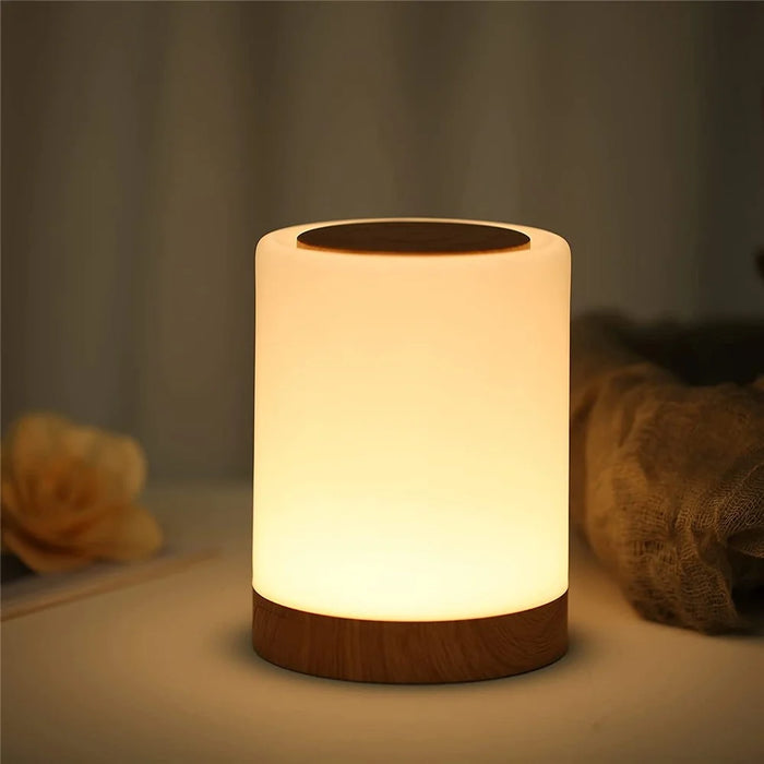 EWNL-15 Touch Control RGB Color Table Light Bedroom Bedside Night Light Ambient Lamp - 6