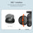 BENWIS HA-DWL-2 Dual Retractable Pet Leash Dog Walking Traction Rope with LED Flashlight - Black - 3