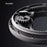 MOESTAR 3m UFO Retractable Dog Leash with Ring Shape Handle (2nd Gen Air 2023), No Light - Black+Orange - 3