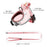 FUNADD FA3002 Outdoor Reflective Pet Dog Harness Puppy Vest with Traction Rope - Pink - 7