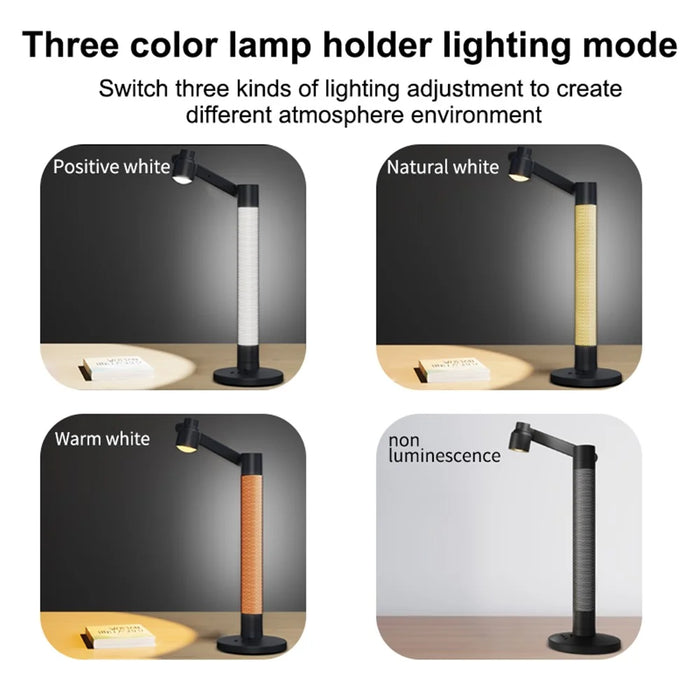 HFW-0022 2-in-1 RGB Rotatable Table Lamp App Control Student Eye-Caring Desk Lamp - 2