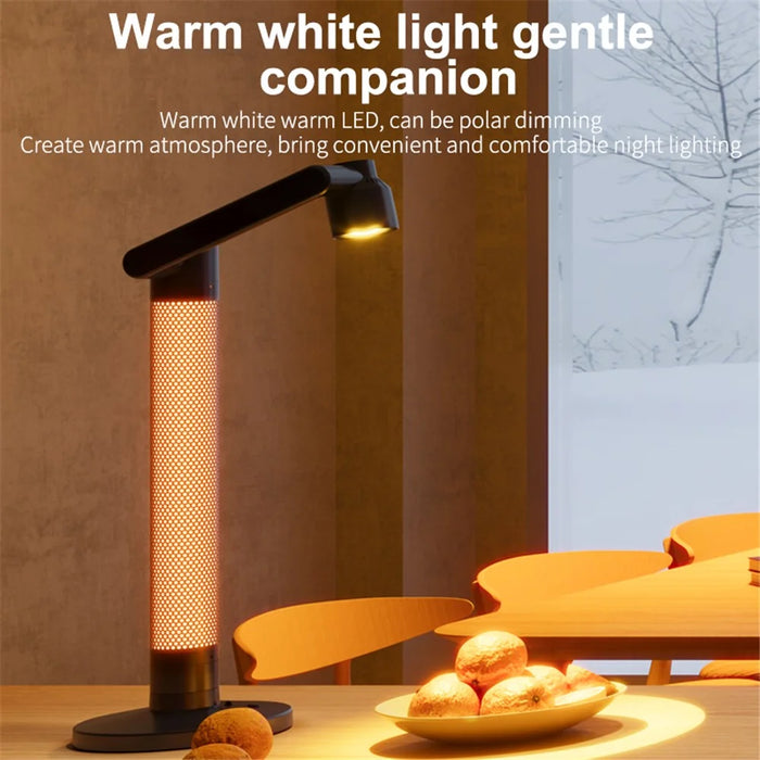 HFW-0022 2-in-1 RGB Rotatable Table Lamp App Control Student Eye-Caring Desk Lamp - 6