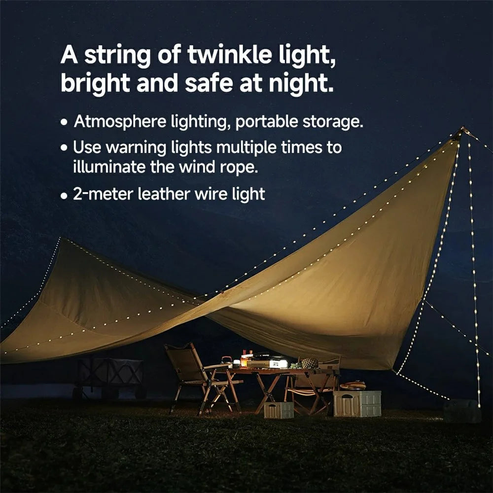 XIAOMIYOUPIN NEXTOOL Camping Twinkle Light 2m Light String Outdoor Running Cycling Lamp (Chinese Version) - 2