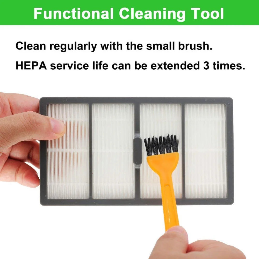 2PCS / Pack HEPA Filters Replacement for iRobot Roomba s9 (9150) / s9+ (9550) Vacuum Cleaner - 3
