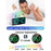 Adjustable Volume Alarm Clock Student Adult Digital Clock with 7 Color Night Light - Black - 6