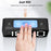 Adjustable Volume Alarm Clock Student Adult Digital Clock with 7 Color Night Light - Black - 7
