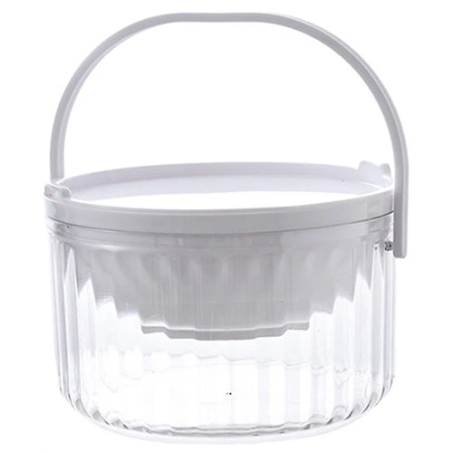 Ice Chilled Serving Tray Kitchen Refrigerated Veggie Tray Iced Salad Bowl (BPA Free, No FDA) - White - 1