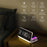 ZM-A1C Temperature Display Foldable LED Digital Alarm Clock with Night Light and 10W Wireless Charger - White - 3