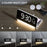 ZM-A1C Temperature Display Foldable LED Digital Alarm Clock with Night Light and 10W Wireless Charger - White - 6