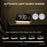ZM-A1C Temperature Display Foldable LED Digital Alarm Clock with Night Light and 10W Wireless Charger - White - 7