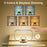 ZM-WRO1 3-in-1 Touch Control Bedside Night Light 10W Wireless Charger Digital Clock - 3
