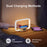 ZM-WRO1 3-in-1 Touch Control Bedside Night Light 10W Wireless Charger Digital Clock - 5
