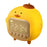 C15 Hugging Duck LED Display Alarm Clock Stepless Dimmable Soft Silicone Night Light - Yellow - 1