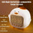 C15 Hugging Duck LED Display Alarm Clock Stepless Dimmable Soft Silicone Night Light - Yellow - 5