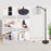 3 Color Temperatures 9W LED Bulb Modern Floor Lamp for Living Room with Foot Switch - EU Plug - 7