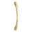 6890-128 154mm Modern Minimalist Cabinet Handle, Solid Zinc Alloy Drawer Pulls, Gold - 1