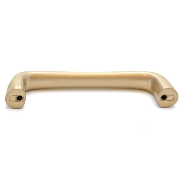 6891-96 115mm Modern Minimalist Cabinet Handle, Solid Zinc Alloy Drawer Pulls, Gold - 2
