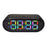 LED Large Display Digital Clock Adjustable Brightness RGB Color Changing Alarm Clock for Home - 1