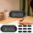 LED Large Display Digital Clock Adjustable Brightness RGB Color Changing Alarm Clock for Home - 2