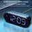 LED Large Display Digital Clock Adjustable Brightness RGB Color Changing Alarm Clock for Home - 3