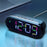 LED Large Display Digital Clock Adjustable Brightness RGB Color Changing Alarm Clock for Home - 5