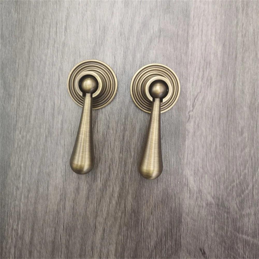 P8026 71cm New Chinese Pendant Handle Pure Brass Retro Handle Drawer Bedside Table Shoe Cabinet Wardrobe Door Handle - 5