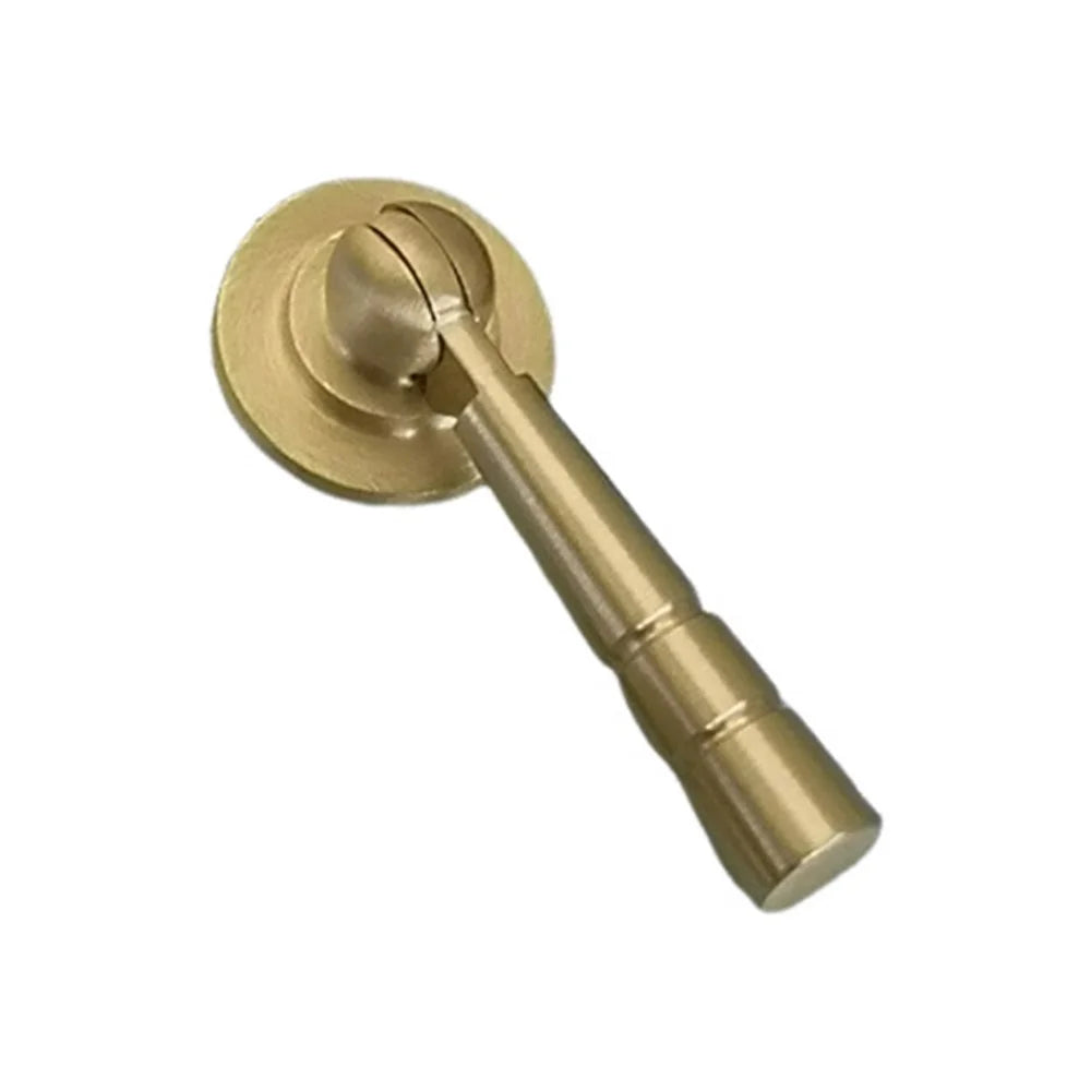 P8001-60 60mm New Chinese Handle Pure Brass Solid Small Cabinet Drawer Door Handle - 1