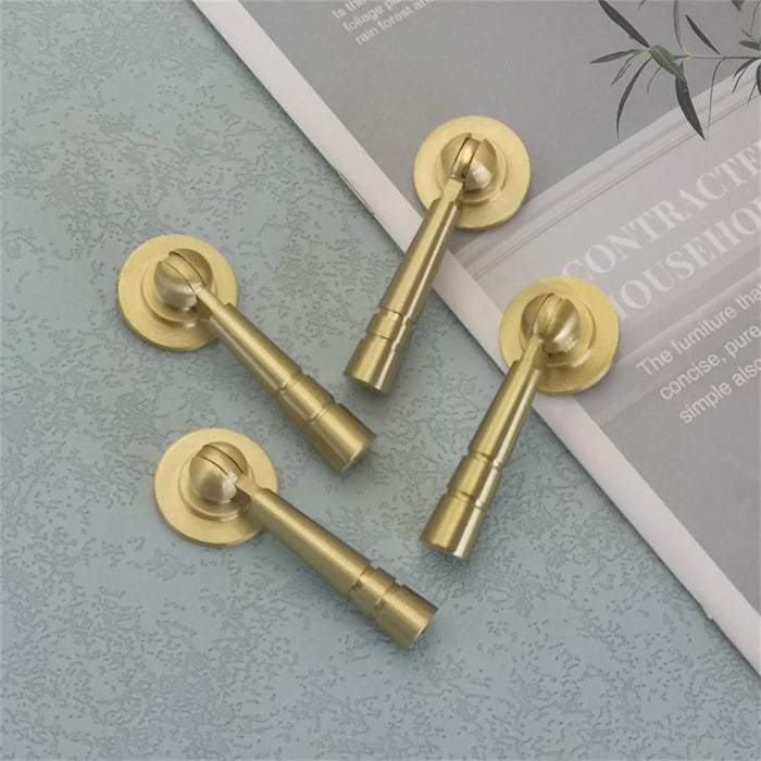 P8001-60 60mm New Chinese Handle Pure Brass Solid Small Cabinet Drawer Door Handle - 7