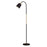 12W Modern Floor Lamp Flexible Hose E27 Bulb LED Light with PVC Base for Living Room Bedroom - Black - 1