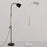 5W Modern Floor Lamp Flexible Hose E27 Bulb LED Light with PVC Base for Living Room Bedroom - Black - 7