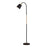 12W Modern Floor Lamp Flexible Hose E27 Bulb LED Light with Remote Control for Living Room Bedroom - Black - 1