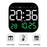 10.55 inch Digital Large Display Clock Electronic Clock with Date / Month / Temperature LED Display for Desk / Wall - Blue  /  White  /  Green - 2
