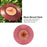 12 inch Music Record Wall Art Clock Translucent Silent Round Clocks Home Decor (No Battery) - Red - 4