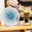 12 inch Sunset Wall Clock Silent Non-Ticking Gradient Glass Clocks for Home (No Battery) - Orange  /  No Dial Scale - 5