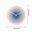 12 inch Sunset Wall Clock Silent Non-Ticking Gradient Glass Clocks for Home (No Battery) - Orange  /  No Dial Scale - 6