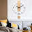 Minimalist Scandinavian Wooden Pendulum Clock Silent Wall Clock for Living Room Bedroom Decor - Arabic Numerals+Scale - 5