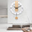Minimalist Scandinavian Wooden Pendulum Clock Silent Wall Clock for Living Room Bedroom Decor - Arabic Numerals+Scale - 6