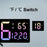 5526 LED Digital Display Electronic Wall Clock Multi-Function Countdown Alarm Clock - Pink - 5
