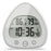 Silent Digital Alarm Clock with Suction Cup Waterproof Countdown Timer Temperature Humidity Sensor - 1