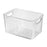 Kitchen Cabinet Drawer Storage Box PET Clear Snack Organizer Container, Wide Large 33.5 x 25 x 20cm - 1