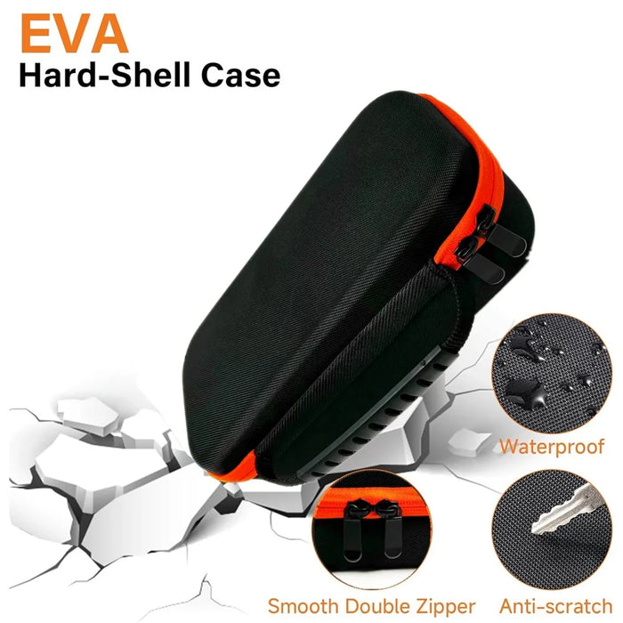 For JBL PartyBox Dual Microphone Carrying Case EVA+Nylon Handheld Wireless Mic Protective Bag - 2