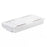 Under Desk Drawer Organizer Hidden Self-Adhesive Space Saving ABS Storage Box Size S - White - 1