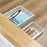 Under Desk Drawer Organizer Hidden Self-Adhesive Space Saving ABS Storage Box Size XL - White - 5
