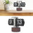 Automatic Flip Clock Retro Simple Home Table Clock Single Foot Stainless Steel Quartz Movement Flip Clock Walnut Round Base - Black - 5