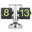 Stainless Steel Green Numbers Automatic Flip Page Clock Retro Balance Page Turning Table Clock - 1